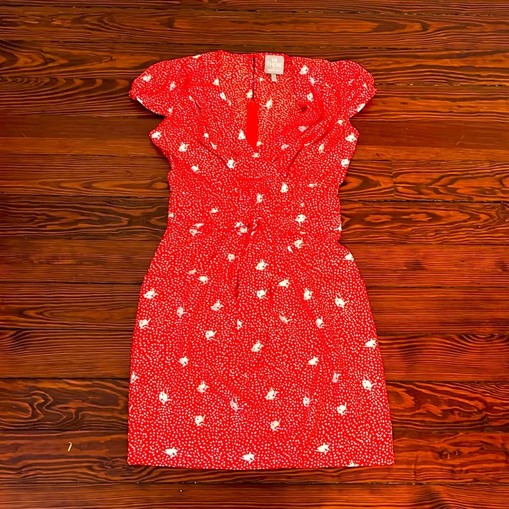 COPY - Hi There by Karen Walker red printed dress